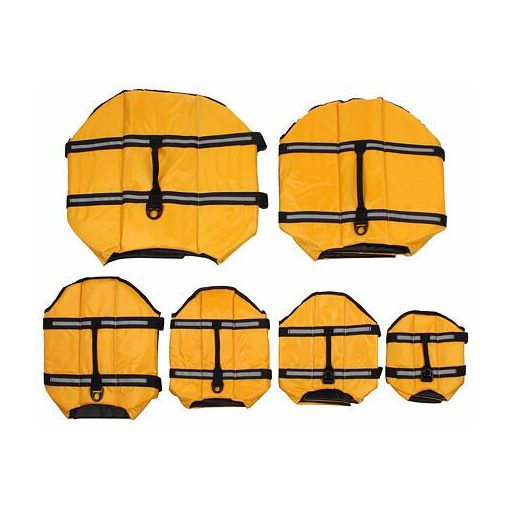 Dog Swimmer mentőmellény kutyáknak, sárga ruházat, XL méret