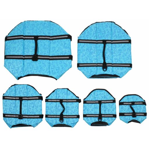 Dog Swimmer life jacket for dog blue clothing size M