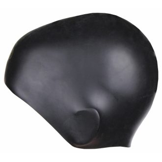 Solid SR swimming cap color black