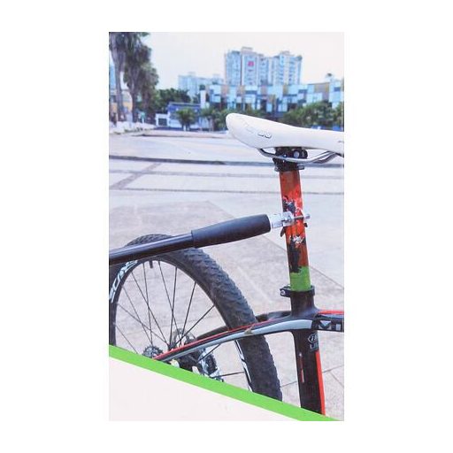 Bike Buddy kerékpáros kutyapóráz, fekete színben