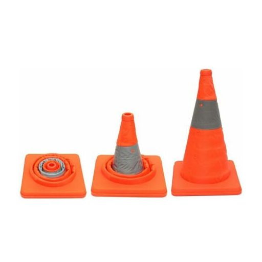 Teleszkópos összecsukható kúp magasság/szélesség 50 cm