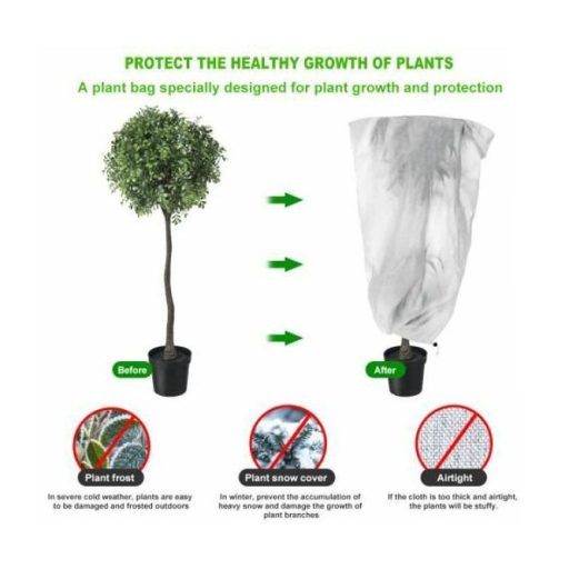 Plant Cover 80x120 protection for plants color white