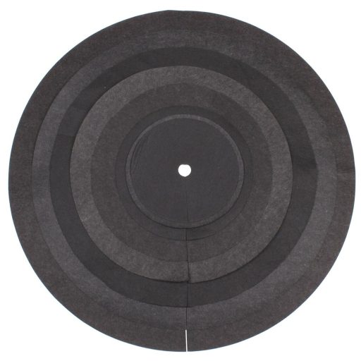 Mulching fabric circle 10 pcs diameter 72 cm