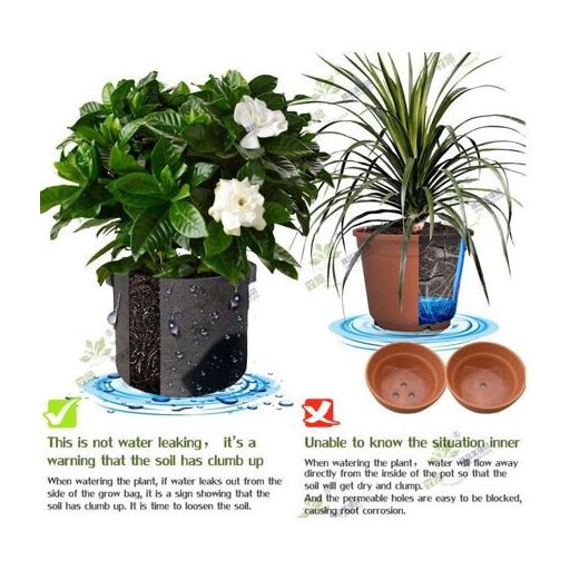 Grow Bag 57L planting bag packaging 1 pc