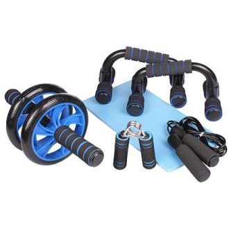 AB Four Set fitnesz szett kék színben