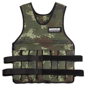 Hercules 5 kg-os súlymellény, zöld színben