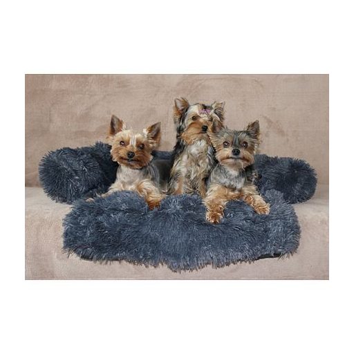 Petosofa kutyafekhely sötétszürke, S méret