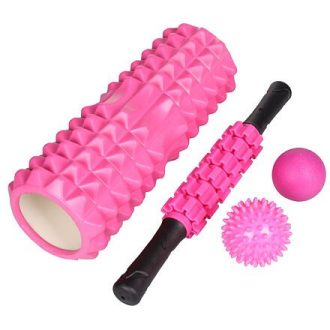 Roller Set IV jóga szett rózsaszín csomagolás 1 szett