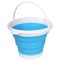 Pail folding bucket blue packaging 1 pc