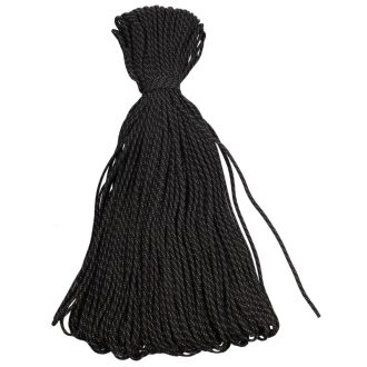 7Core polypropylene rope 100 m, 4 mm color black