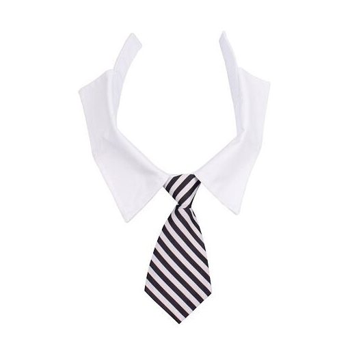 Gentledog kutya nyakkendő, fekete-fehér ruha, S-es méret