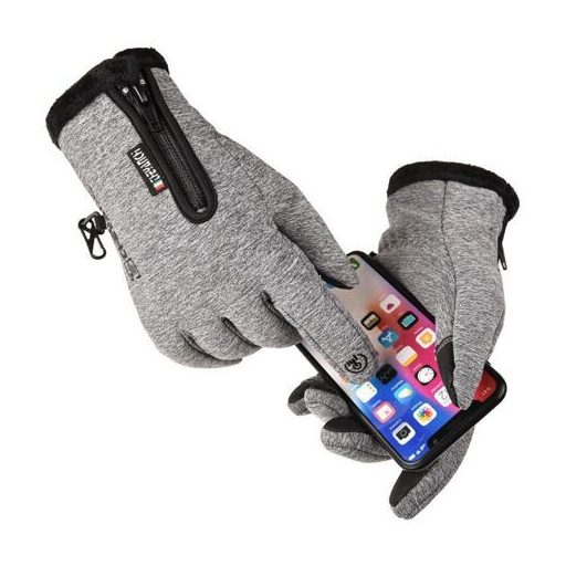 Screen Touch sportkesztyű szürke ruházat XXL méret