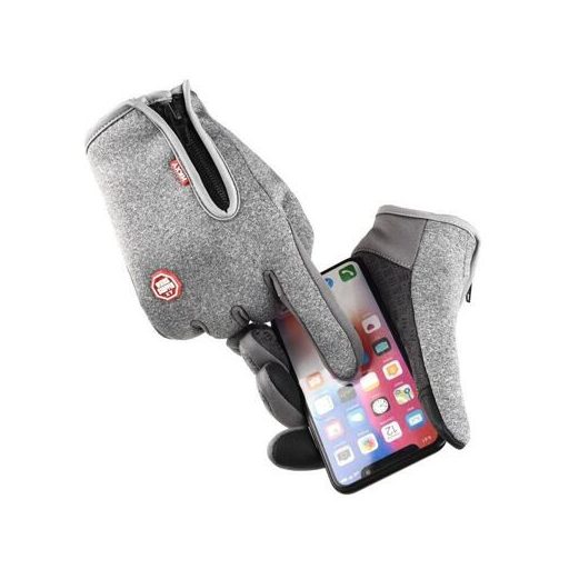 Bike Touch sportkesztyű szürke ruházat XL méret