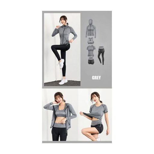 Runner Long 2W fitness szett szürke ruha L-es méret