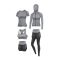 Runner 5W fitness szett, szürke, S-es méret