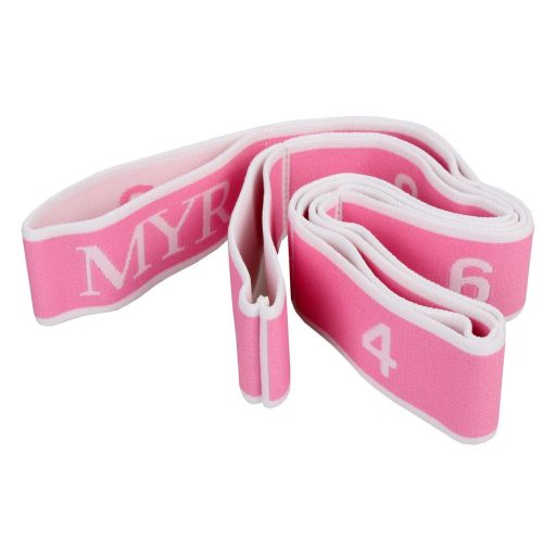 Yoga 8 Cell stretching strap pink packaging 1 pc