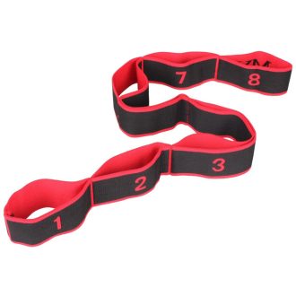 Yoga 8 Cell stretching strap red packaging 1 pc