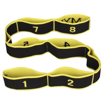 Yoga 8 Cell stretching strap yellow packaging 1 pc