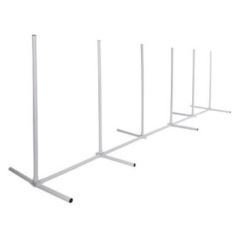   Kisállat-tréner agility akadály kutyáknak fehér csomagolás 1 szett