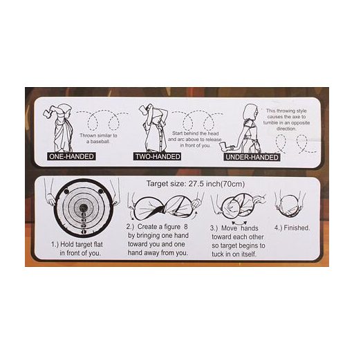 Axe Target textil darts tábla csomagolás 1 db