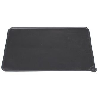 Paw Large silicone pet food mat black packaging 1 pc