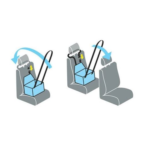 Passenger 40 kisállat autósülés fekete csomagolás 1 db