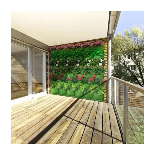 Vízszintes termesztőzsák 6 falú ültetőzsák zöld csomagolás 1 db