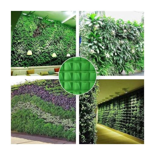 Függőleges termesztőzsák 9 falú ültetőzsák fekete csomagolás 1 db