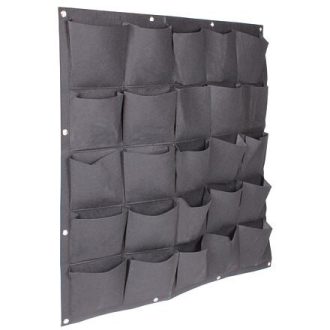   Fali Növesztőzsák 25 fali ültetőzsák fekete csomagolás 1 db