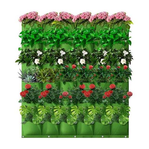 Fali Növesztőzsák 36 fali ültetőzsák fekete csomagolás 1 db