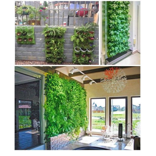 Wall Grow Bag 36 wall planting bag green packaging 1 pc