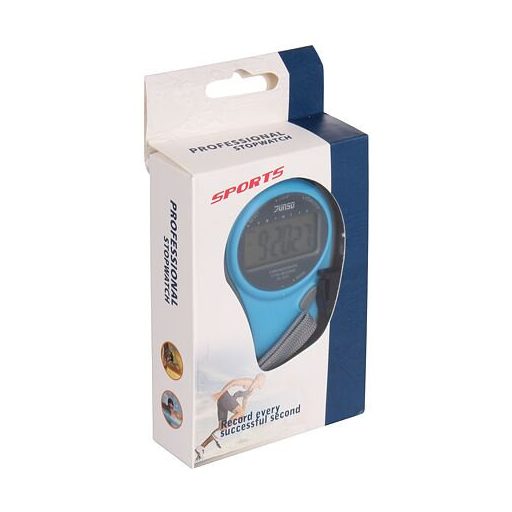 JS-322 Világító stopperóra 2 köridővel, csomagolás 1 db