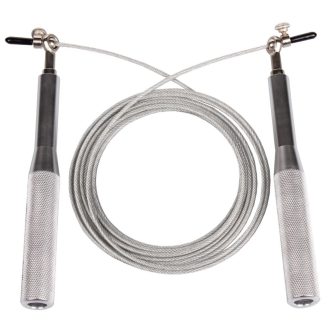 CrossGym fitness skipping rope silver packaging 1 pc