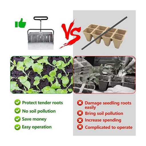 Talajblokkoló vetőmagültető eszköz csomagolása 1 db