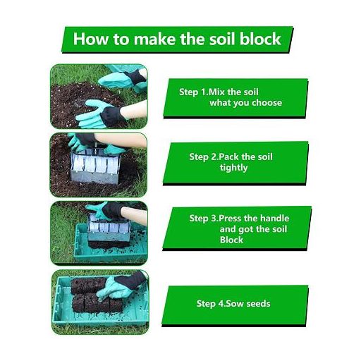 Talajblokkoló vetőmagültető eszköz csomagolása 1 db