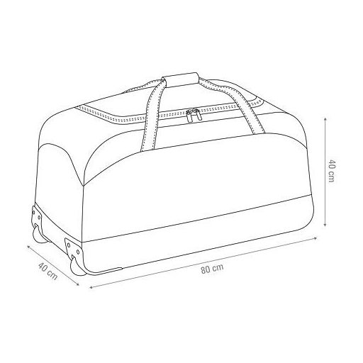Team Trolley Bag utazótáska kerekes csomagolással 1 db
