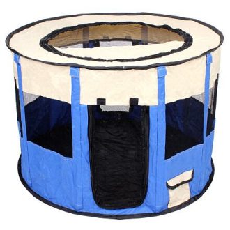 Pet Round pet fence blue packaging 1 pc