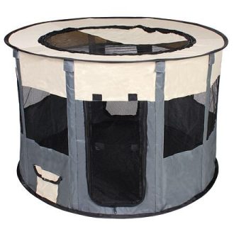 Pet Round pet fence grey packaging 1 pc
