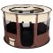 Pet Round pet fence brown packaging 1 pc