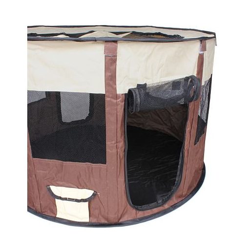 Pet Round pet fence brown packaging 1 pc