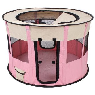 Pet Round pet fence pink packaging 1 pc