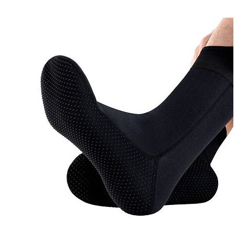Búvárzokni 3 mm-es neoprén zokni, fekete, XL-es cipőméret
