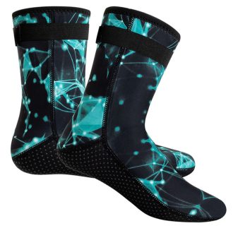 Dive Socks 3 mm neoprene socks starry blue shoe size M