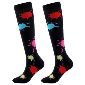 Graffiti women's compression knee socks clothing size L