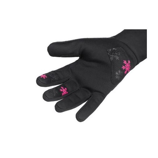 Puzzle WS gyerek kesztyű fekete-rózsaszín ruházat 9-10-es méret