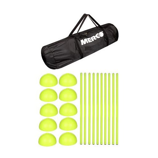 Neon Dribbling 80 szett 10 db-os szlalombottal, 1 szett csomagolásban