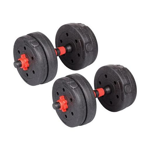 Power Set 10 súlyzós súlyzókészlet 10 kg-os csomagolás 1 szett