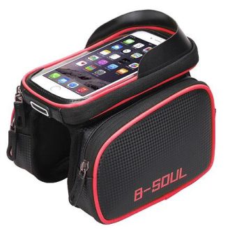 Tube 1.0 kerékpár váztáska piros csomagolás 1 db