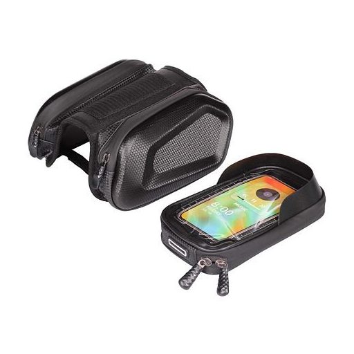 Tube 2.0 kerékpár váztáska, fekete, 1 db-os csomagolás