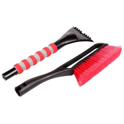 Ice Care ice scraper with brush red packaging 1 pc